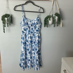 Grace Karin midi dress floral size small NWT